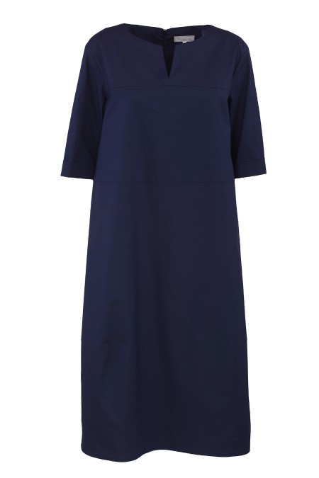 Shop ANTONELLI  Dress: Antonelli cotton dress.
Small V-neck.
Zip closure on the back.
Composition: 95% cotton, 5% elastane.
Made in Italy.. NOVAK L6722 135B-811